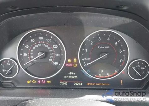 2015 BMW 335I xDrive z USA, uszkodzony, nr VIN WBA3B9G55FNR93839